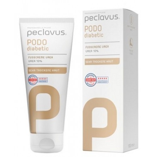 PECLAVUS Podo diabetic - Crema regeneranta piele uscata cu avocado catina si 10% uree 100ml