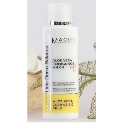 MACON Derm Balance - Lapte demachiant cu Aloe ten sensibiul alergic - Aloe Vera Cleansing Milk 500ml