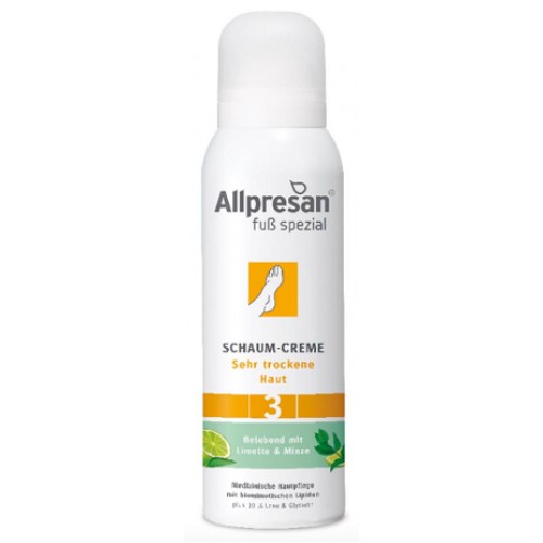 Allpresan Pedicare - Crema spuma piele foarte uscata 10% uree lime si menta - Original no.3 foam cream 125ml	