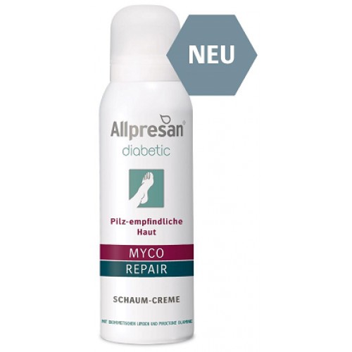 Allpresan diabetic - Crema spuma MYCO antimicotica cu Piroctone Olamine - Myco Repair foam cream 75ml