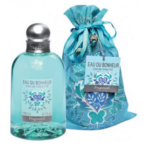 FRAGONARD - Apa de toaleta citrica lemnoasa aromatica cu bergamota mandarina jasomie santal - Eau du bonheur 200ml