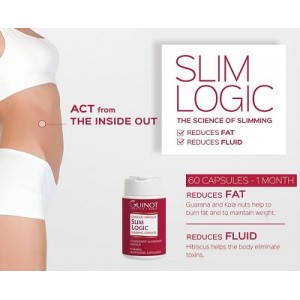 GUINOT Body - Capsule pentru reconturarea siluetei cu Guarana Kola Hibiscus - Slim Logic Slimming capsules 60 caps