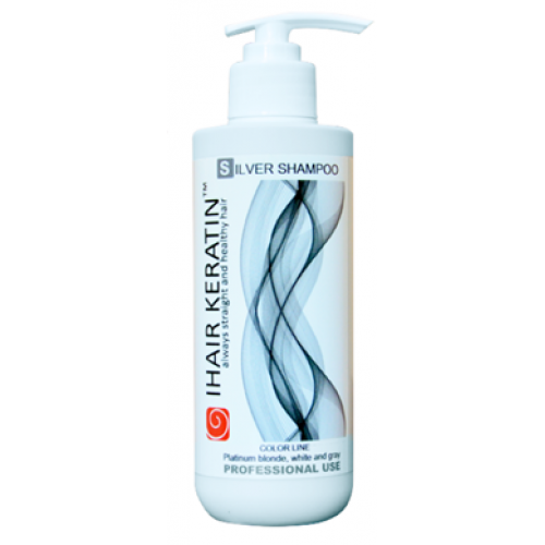 IHAIR KERATIN - Sampon nuantator gri rece fara clorura de sodiu - Silver Shampoo 250ml