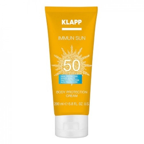KLAPP IMMUN SUN - Crema corp protectie SPF50+ - Body Protection Cream SPF50+ 200ml