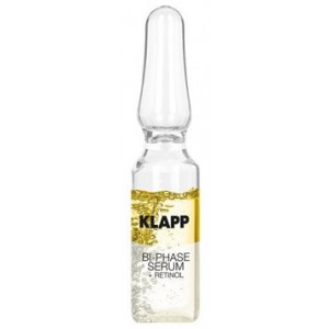 KLAPP Power Effect - Fiole bifazice antiage cu Retinol - Bi-Phase Serum + Retinol 7 x 1ml