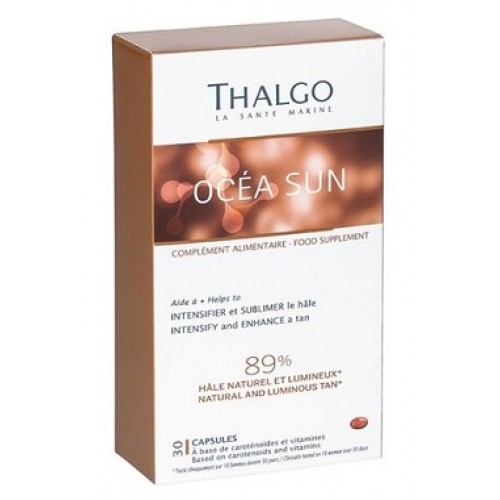 THALGO Sun - Supliment pentru bronzat in siguranta cu vitamina E Seleniu si carotenoizi - Ocea Sun 30caps