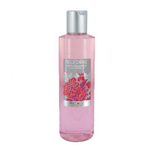 FRAGONARD - Gel de dus vanilie fructat citrice tropical cu mandarina iasomie tonka santal -  Belle Cherie 250 ml