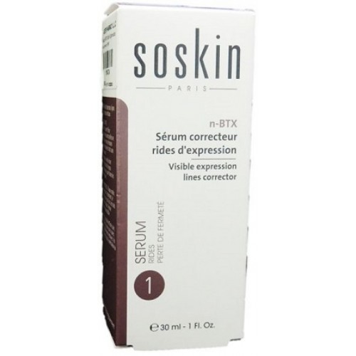 SOSKIN Anti-aging A+ - Ser antirid riduri de expresie - n-BTX serum corrector 30ml
