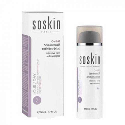 SOSKIN Anti-aging A+ - Crema antirid intensiva cu vit C - C-Vital intensive care anti-wrinkles 50ml