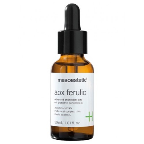 Mesoestetic Global antiaging solutions - Ser tratament antiimbatranire cu Vitamina C 15% - AOX Ferulic 15ml