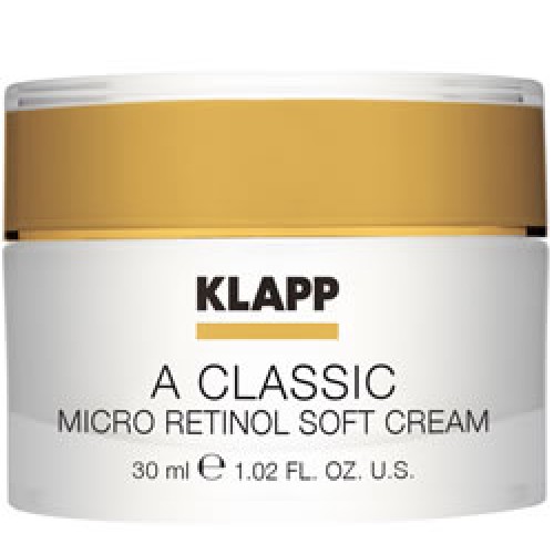 KLAPP A CLASSIC - Crema anti-imbatranire ten normal si mixt cu Retinol - Micro Retinol Soft Cream 30 ml