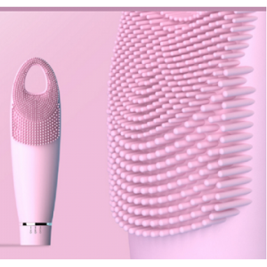 Perie silicon pentru masaj facial si contur ochi si curatare faciala cu vibratii 1buc